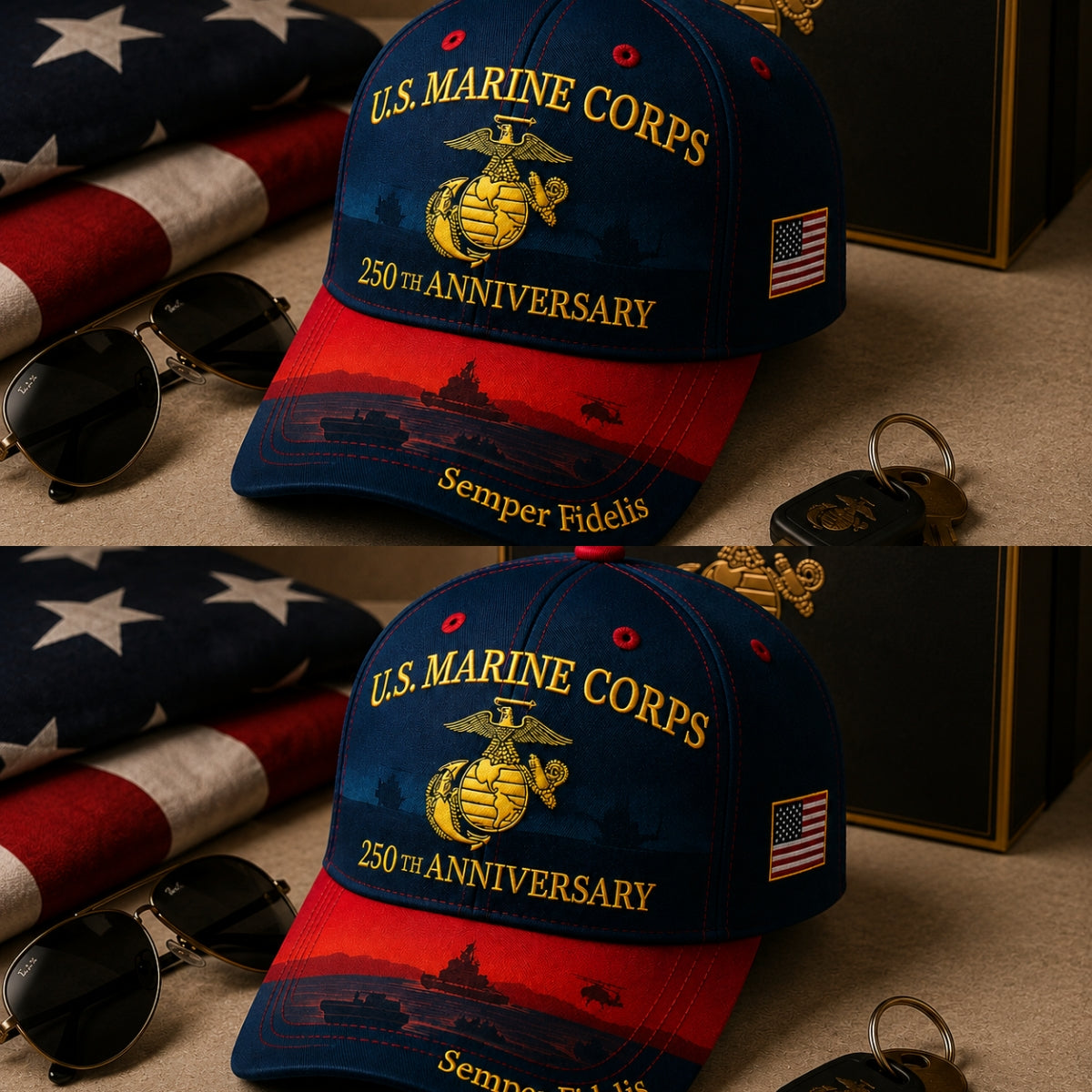 ❤️ U.S. Marine Corps 250th Anniversary Commemorative Cap 🇺🇸
