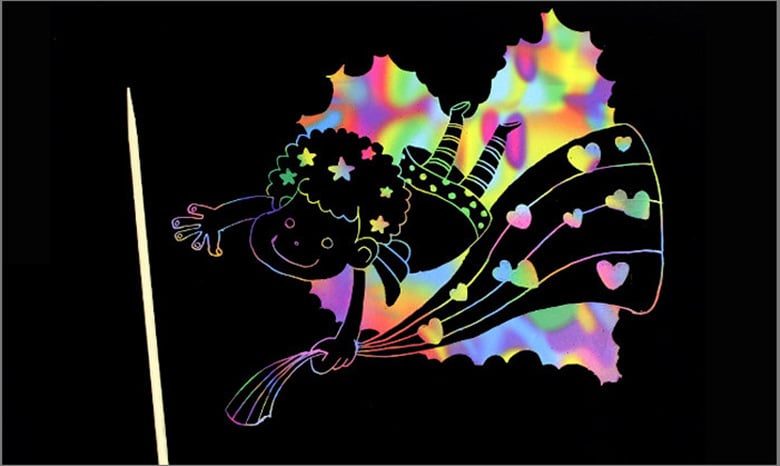 ๐ฆ Magical Rainbow Scratch Paper Notebook โ Unicorn & Neon Art Fun ๐จ