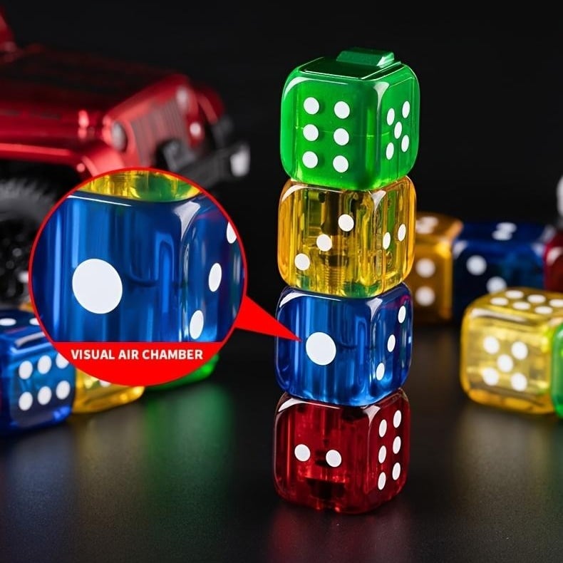 💕Hot sale 49% OFF💖🔥 Creative Gas Lighter – Rechargeable Windproof Green Flame Dice Design 🎲