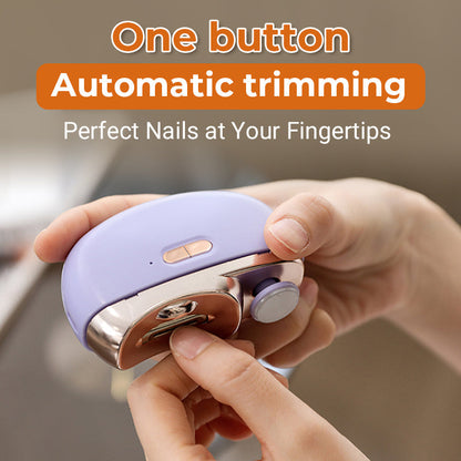 🎁2025 Hot Sale 🔥2 in 1 Automatic Electric Nail Clipper with Polishing【Safe and convenient】