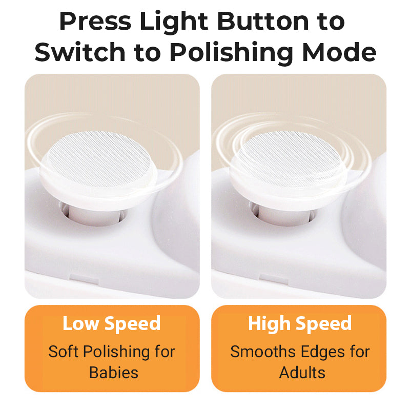 🎁2025 Hot Sale 🔥2 in 1 Automatic Electric Nail Clipper with Polishing【Safe and convenient】