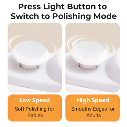 🎁2025 Hot Sale 🔥2 in 1 Automatic Electric Nail Clipper with Polishing【Safe and convenient】