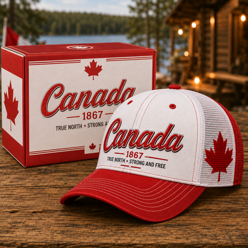 🔥Canada Day Sale - Canada 1867 “True North” Patriotic Trucker Cap