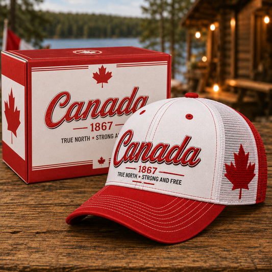 🔥Canada Day Sale - Canada 1867 “True North” Patriotic Trucker Cap