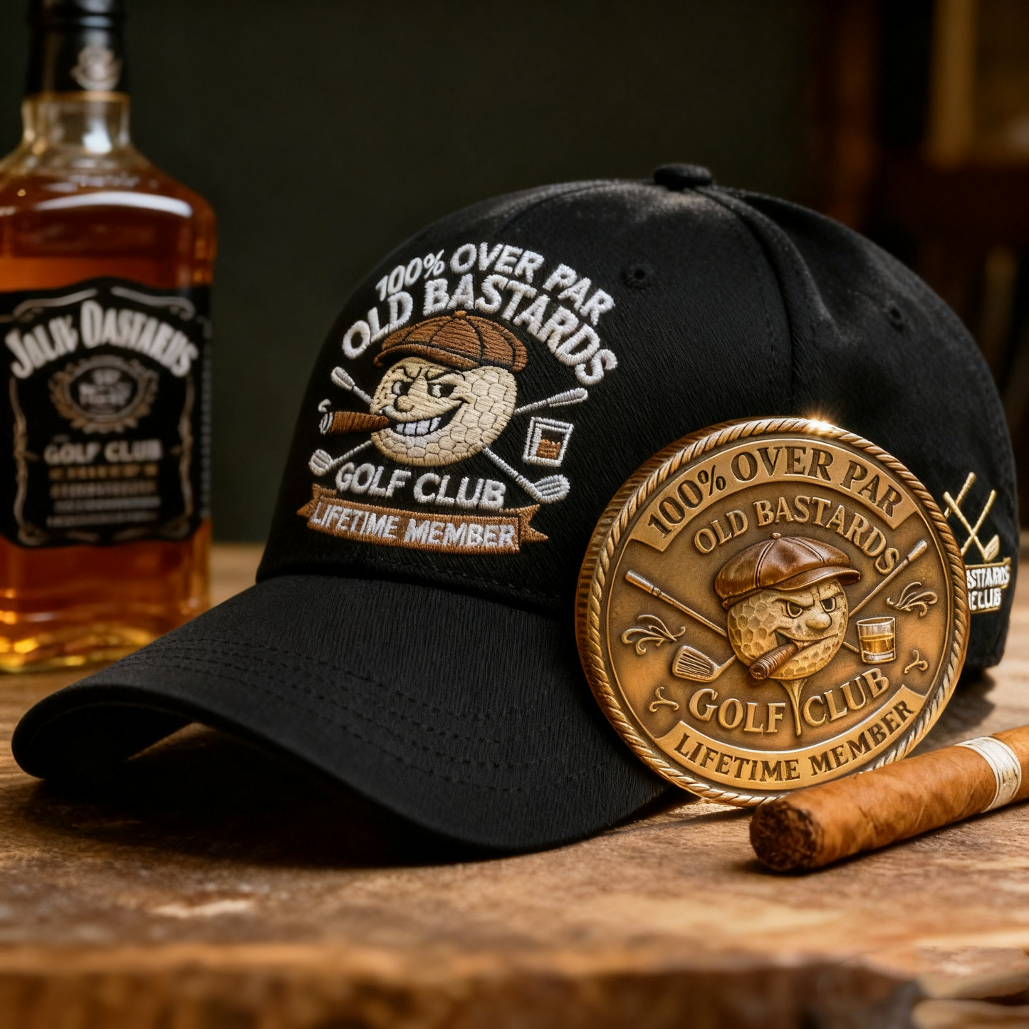 “OLD BASTARDS GOLF CLUB”  — 100% Over Par, Lifetime Member Edition (BUY 2 FREE SHIPPING)