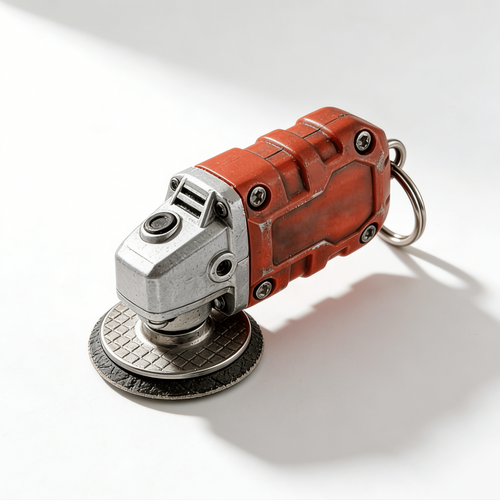 🛠️2-in-1 Makita-Inspired Mini Grinder Keychain: On-the-Go Smoothing Tool + Tool Enthusiast Collectible