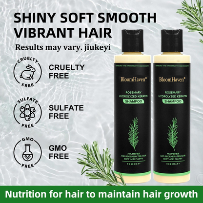 🔥BloomHaven® Organic Rosemary Hair Growth Shampoo