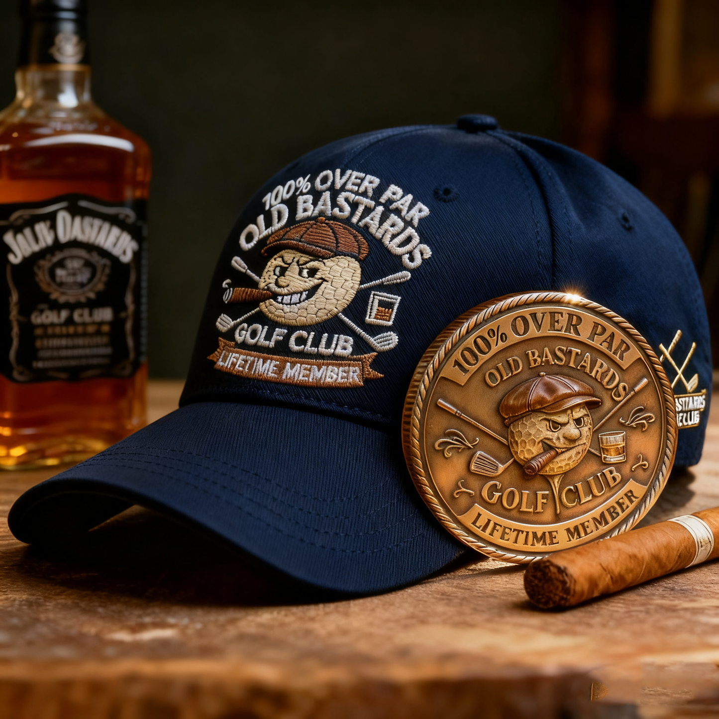“OLD BASTARDS GOLF CLUB”  — 100% Over Par, Lifetime Member Edition (BUY 2 FREE SHIPPING)