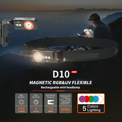 🔦D10 EDC Flashlight Rechargeable