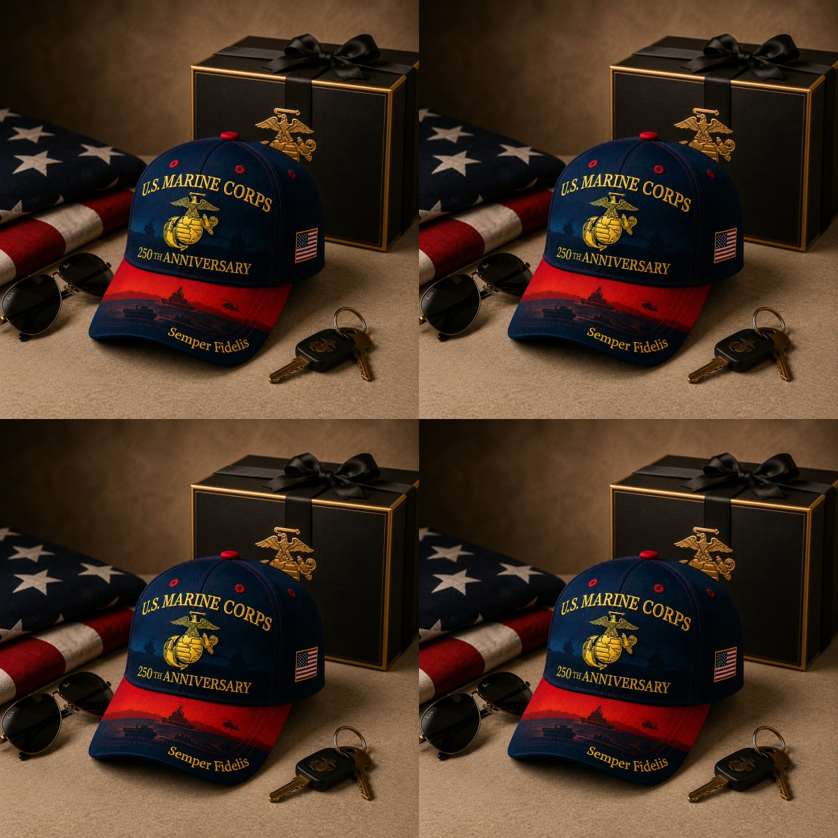 ❤️ U.S. Marine Corps 250th Anniversary Commemorative Cap 🇺🇸