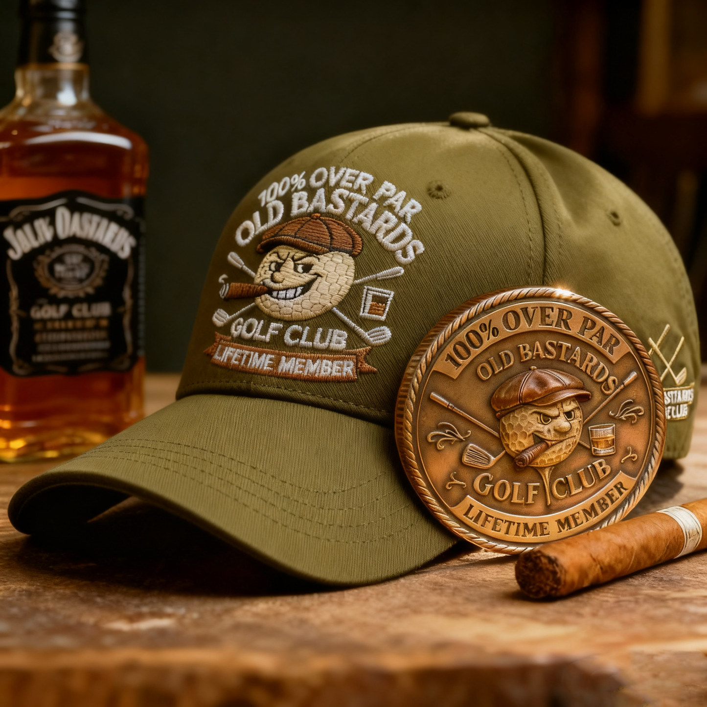 “OLD BASTARDS GOLF CLUB”  — 100% Over Par, Lifetime Member Edition (BUY 2 FREE SHIPPING)