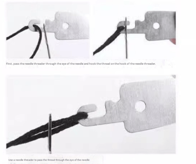 🧵34PCS Big Eye Steel Needles Set - Long & Thin Handmade Quilting & Sewing Needles Kit for DIY Sewing Projects