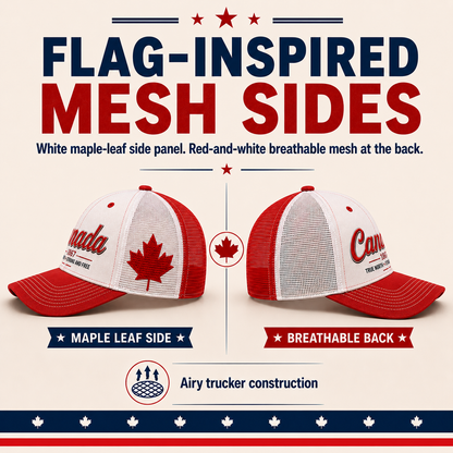 🔥Canada Day Sale - Canada 1867 “True North” Patriotic Trucker Cap