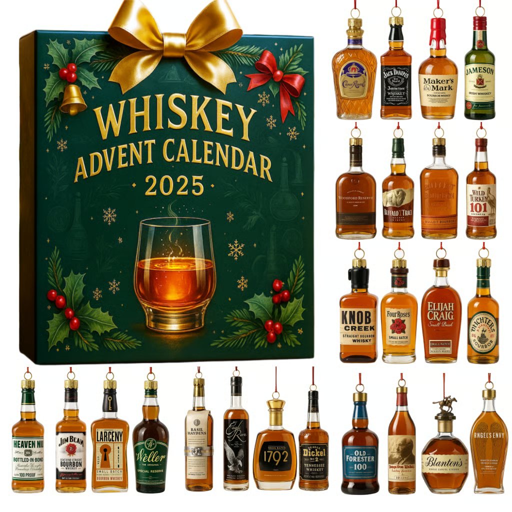 🍻 Buffalo Trace 250th Anniversary Advent Calendar – Festive Party Gift & Home Bar Decoration 🎁 |✈️ Buy 2 Get Free Shipping