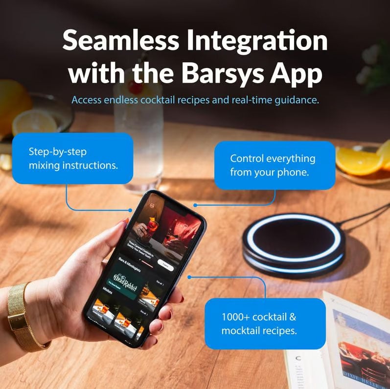 🎉Holiday Haul Sale-Up to 49% off🔥Smart Coaster 2.0 Cocktail Machine – Your Home Smart Mixologist, Grab Now!