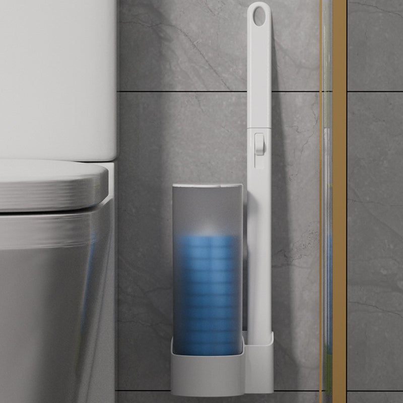 💥Big sale💥 ⏳Disposable Toilet Cleaning System💧Wall-Mounted Toilet Brush with Refillable Cleaning Pads, Effortless Deep Cleaning & Hygienic Bathroom Solution!🚽
