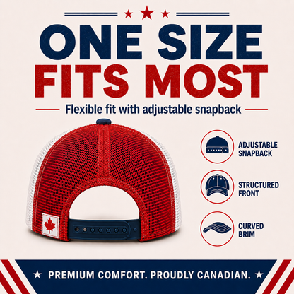 🔥Canada Day Sale - Canada 1867 “True North” Patriotic Trucker Cap