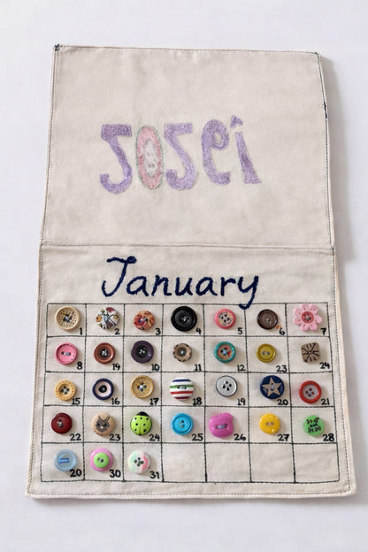 ✨📅2026 Button Calendar: Stitch Your Year One Button at a Time