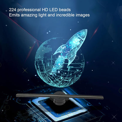 🎄3D Hologram LED Fan Projector -🔥Free shipping