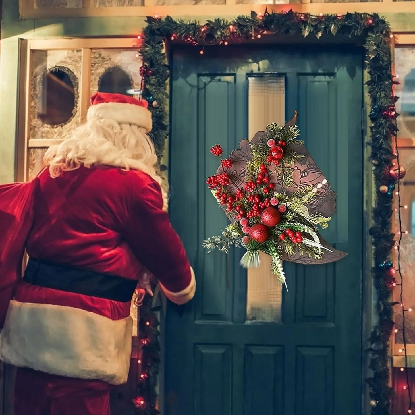 🐴Horse Head Wreath – Rustic Farmhouse Equestrian Door Decor✨