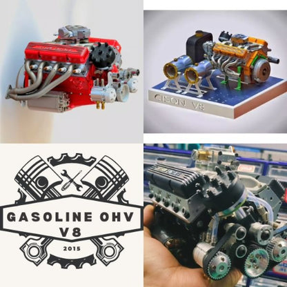 🔥Last 3 hours Sale: Save 89%-Gasoline OHV V8 Small-block Engine Model Kits