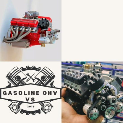 🔥Last 3 hours Sale: Save 89%-Gasoline OHV V8 Small-block Engine Model Kits
