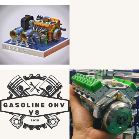 🔥Last 3 hours Sale: Save 89%-Gasoline OHV V8 Small-block Engine Model Kits