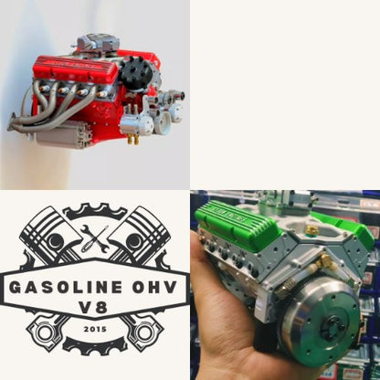 🔥Last 3 hours Sale: Save 89%-Gasoline OHV V8 Small-block Engine Model Kits