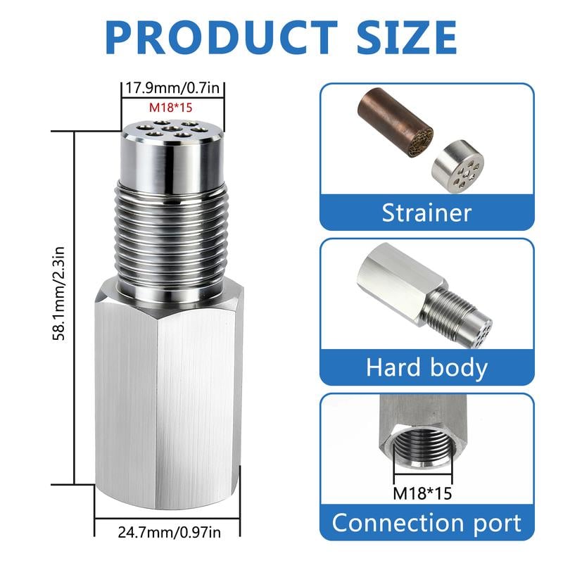 🚗1.5mm Car O2 Sensor-Car CEL Check Engine Light Adapter Eliminator