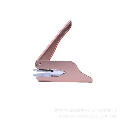 ✨Hand Engraved Personalized Stamp – Elegant Embossing Machine for Custom Bookmarks, Wedding Invitations & Paper Crafts | Unique Gift for Women, Teachers & Craft Enthusiasts!✒️