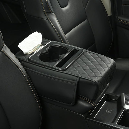 Multifunctional PU Leather Car Armrest Box Mat
