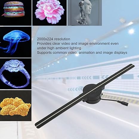 🎄3D Hologram LED Fan Projector -🔥Free shipping