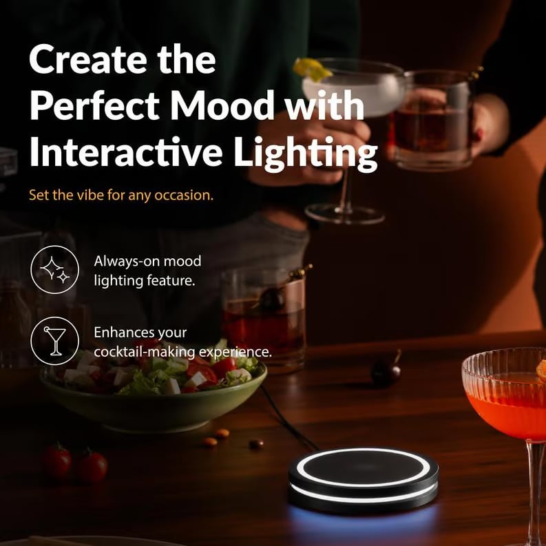 🎉Holiday Haul Sale-Up to 49% off🔥Smart Coaster 2.0 Cocktail Machine – Your Home Smart Mixologist, Grab Now!