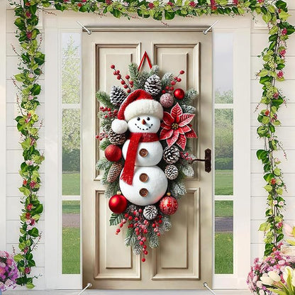 🎄Golden Christmas Bells & Wreath Door Cover - 35.4" x 70.8"