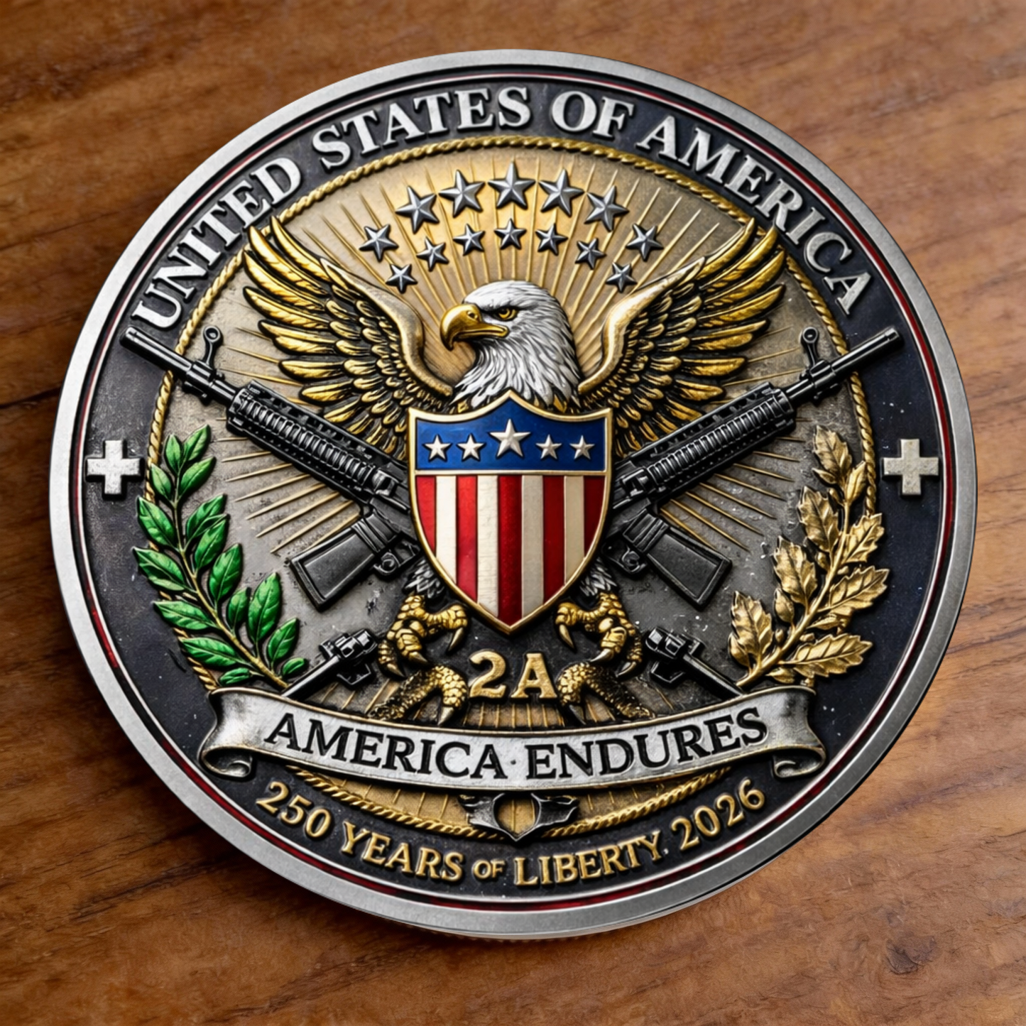 ⚡️Last Day 60% OFF -🇺🇸 250 Years of Freedom — A Coin That Honors Faith, Sacrifice, and the American Spirit