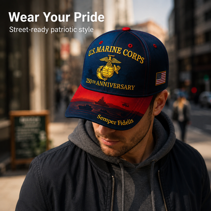 ❤️ U.S. Marine Corps 250th Anniversary Commemorative Cap 🇺🇸