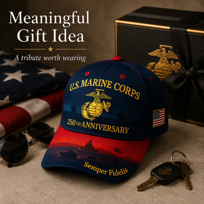 ❤️ U.S. Marine Corps 250th Anniversary Commemorative Cap 🇺🇸