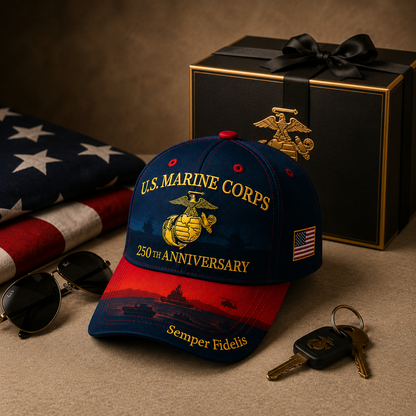 ❤️ U.S. Marine Corps 250th Anniversary Commemorative Cap 🇺🇸