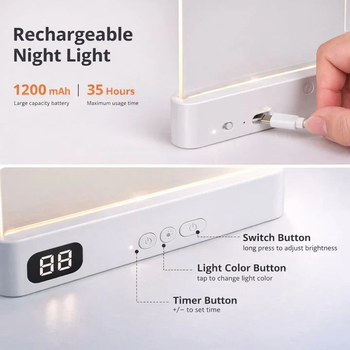 📖✨Night Reading Lamp with Soft, Eye-Comfort Light