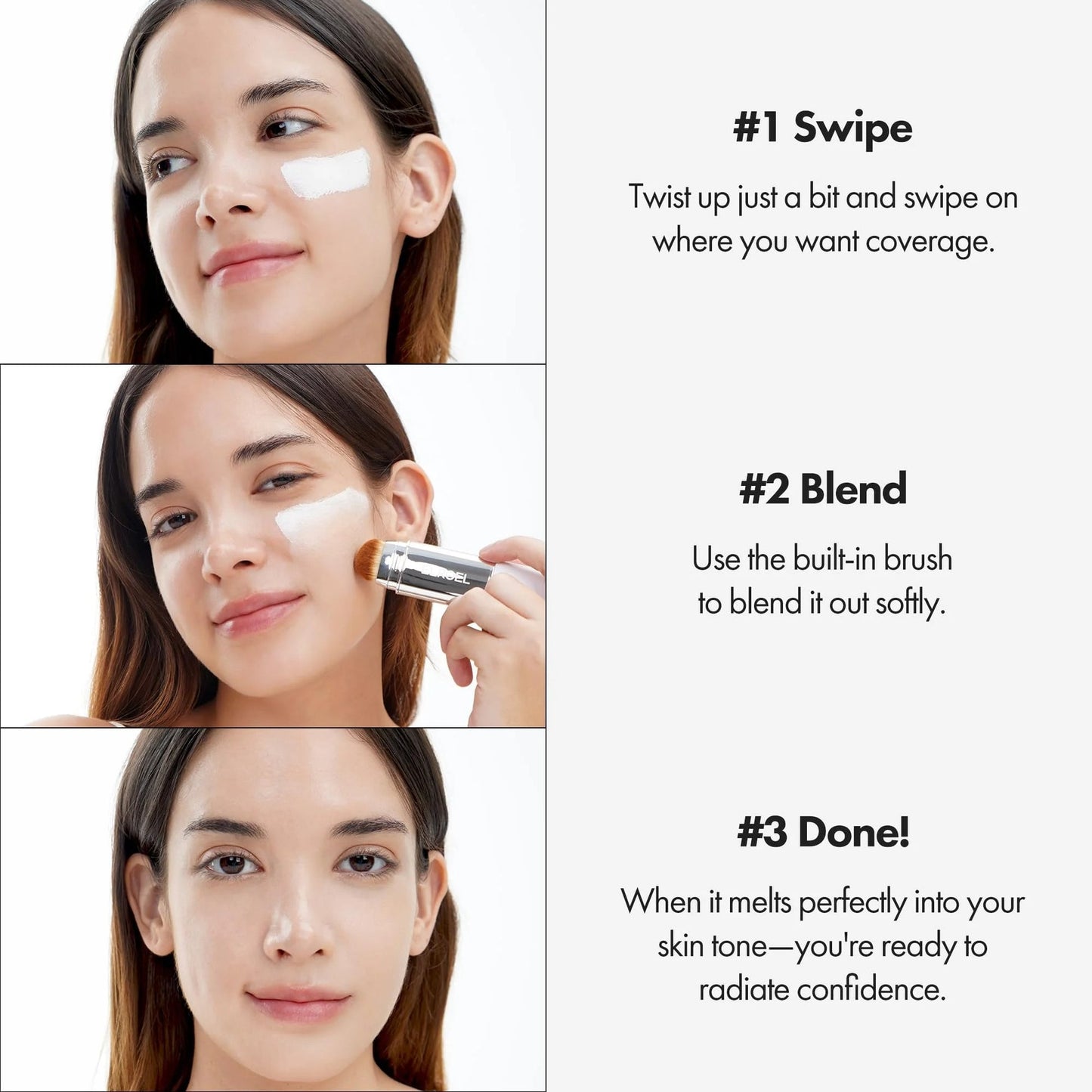 🔥Don’t Miss Out! ✨ Buy 2 = FREE Shipping✈️Cream Stick V White Korean Color-Changing Foundation Stick