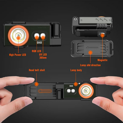 🔦D10 EDC Flashlight Rechargeable