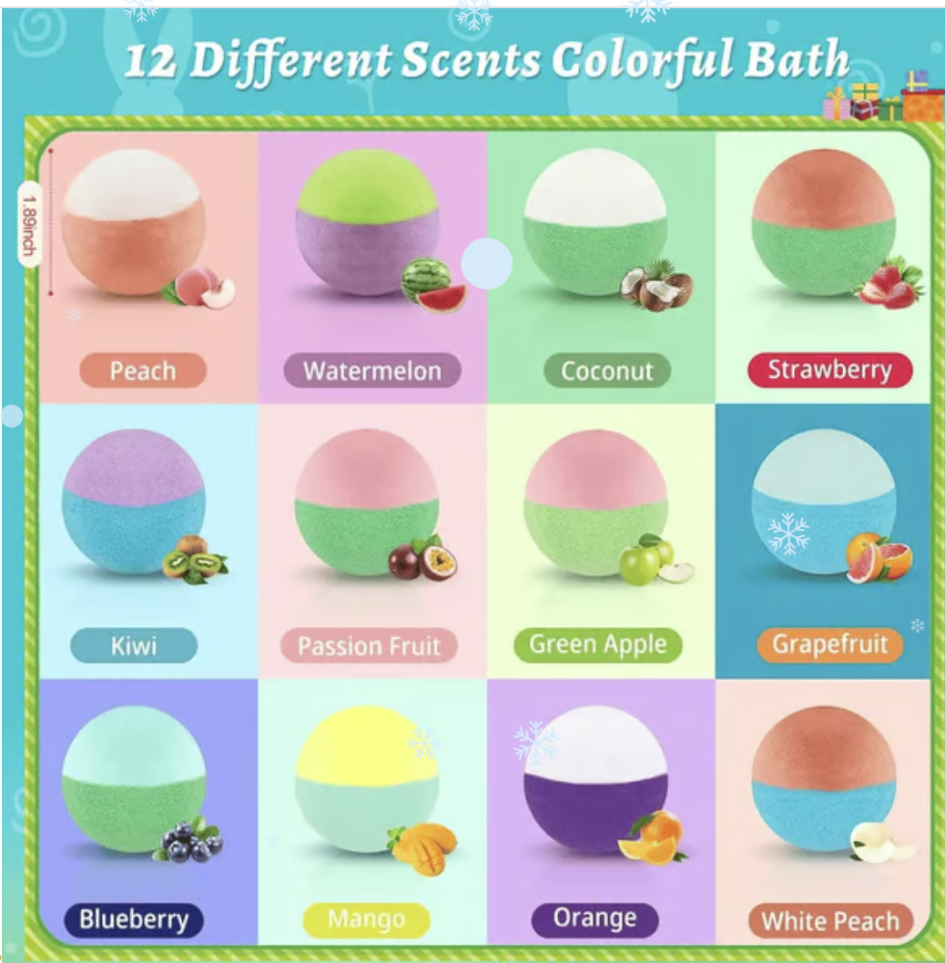 🔥2026 New Upgrade - 🛁 Natural Bath Bombs for Kids with Mega Bubbles & Surprise Inside 🥚✨