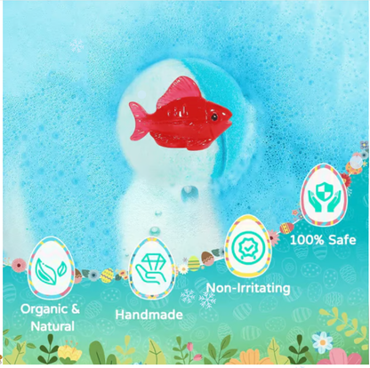 🔥2026 New Upgrade - 🛁 Natural Bath Bombs for Kids with Mega Bubbles & Surprise Inside 🥚✨