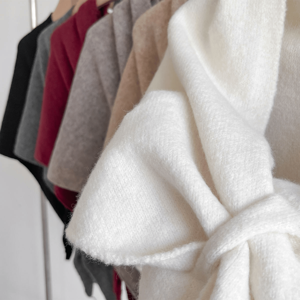 ✨Women's Solid Color Cashmere-Like Scarf Shawl – Soft & Stylish Wrap for Daily Wear, Office & Outdoor | Versatile Fall/Winter Accessory in Multiple Colors!🍂