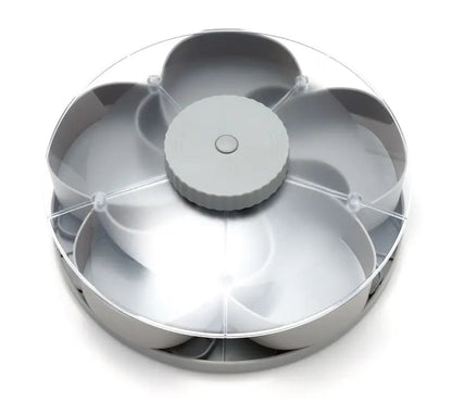 LAST DAY 53% OFF--Divided Serving Tray That Spins – Perfect for Snacks, Dips & Party Appetizers