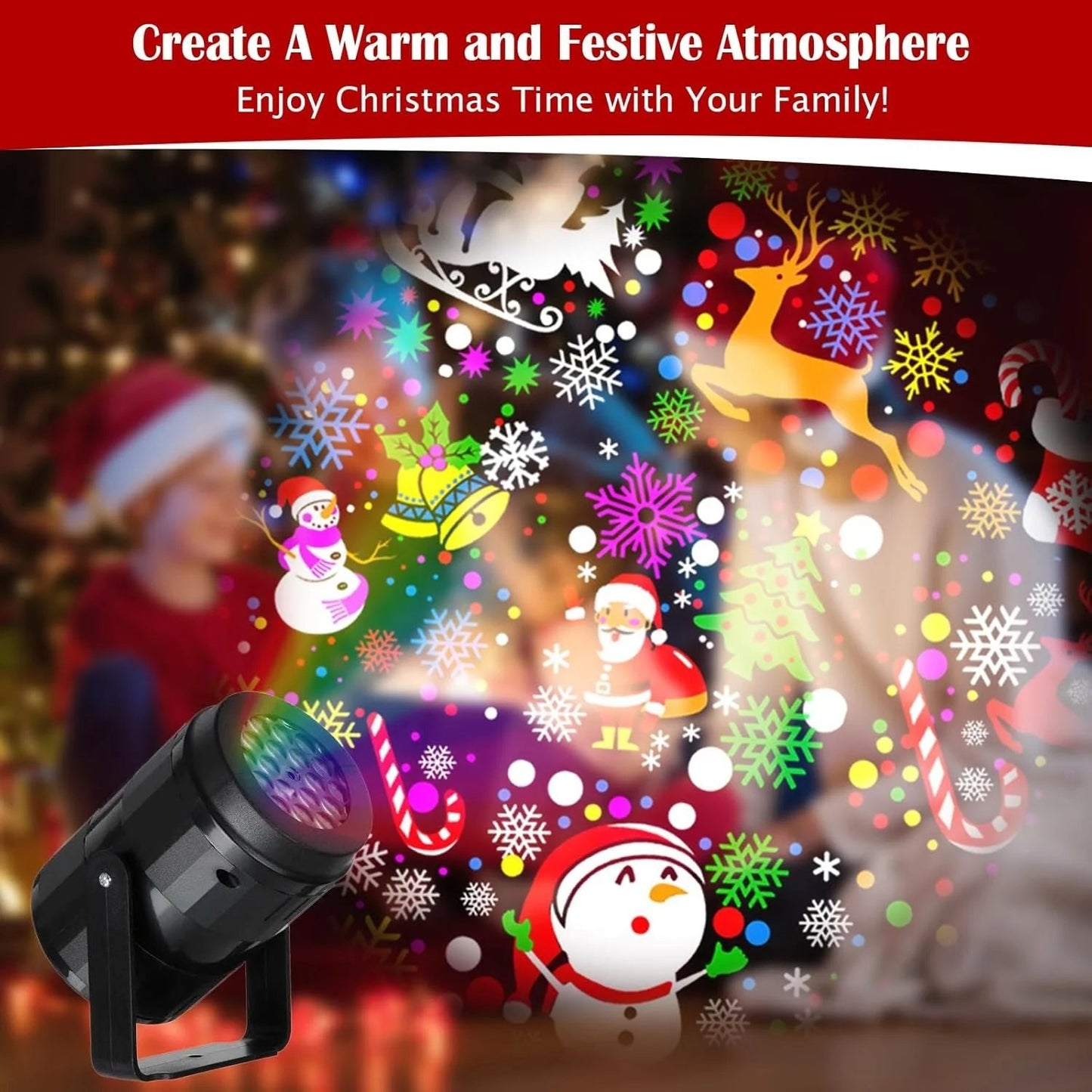 🎅 Christmas LED Projection Ligh ✨