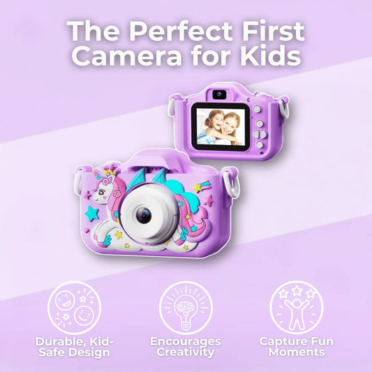 🎨 Kids Digital Camera – Outdoor Adventure Camera for 3-8 Years Old with Games & HD Quality