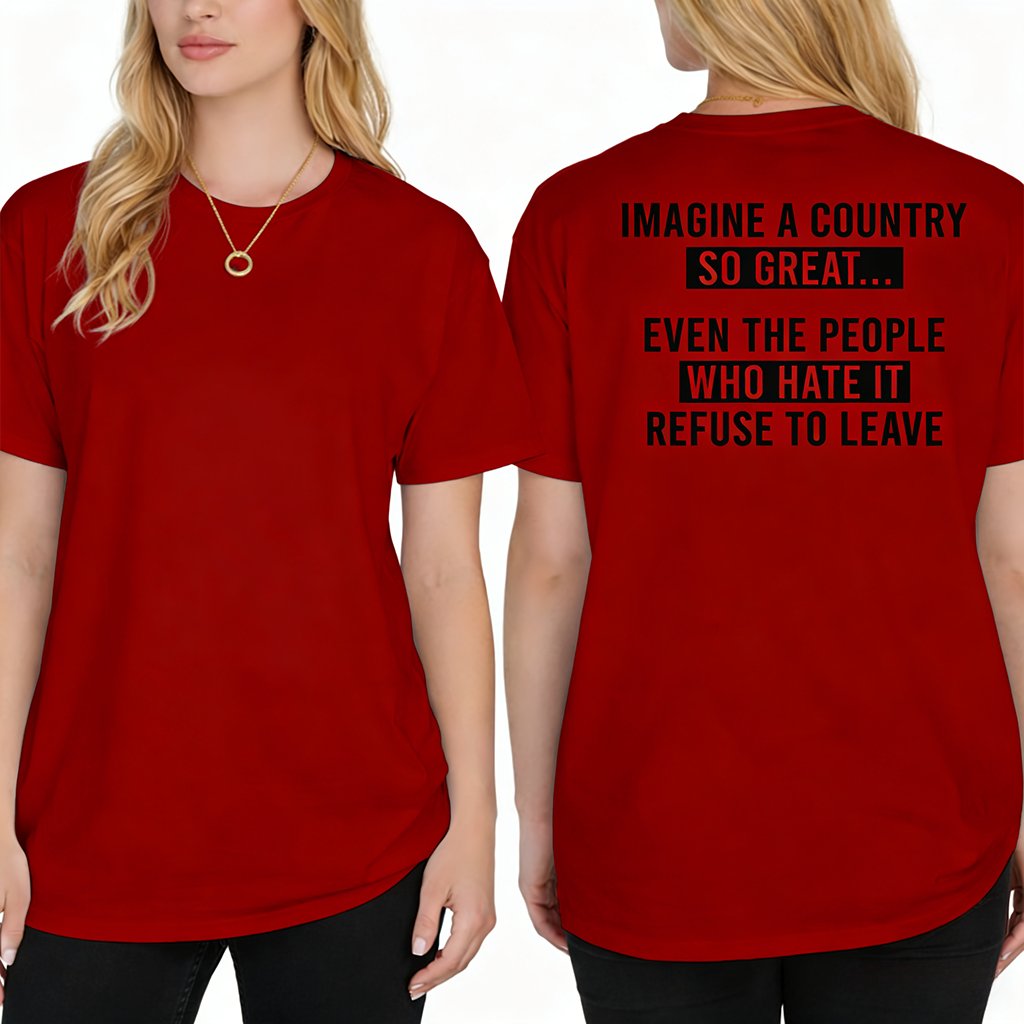 🔥LAST DAY 49% OFF - Imagine A Country So Great T-Shirt (☁️100% Cotton)