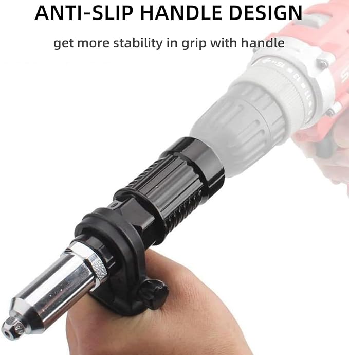 🔥Last Day 40% OFF -Black Friday---Professional Electric Rivet Gun Adapter Kit