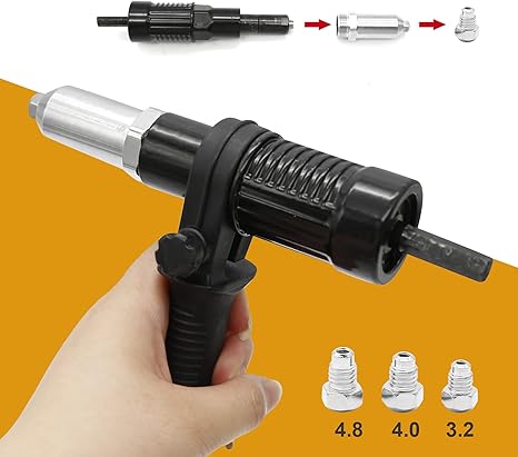 🔥Last Day 40% OFF -Black Friday---Professional Electric Rivet Gun Adapter Kit